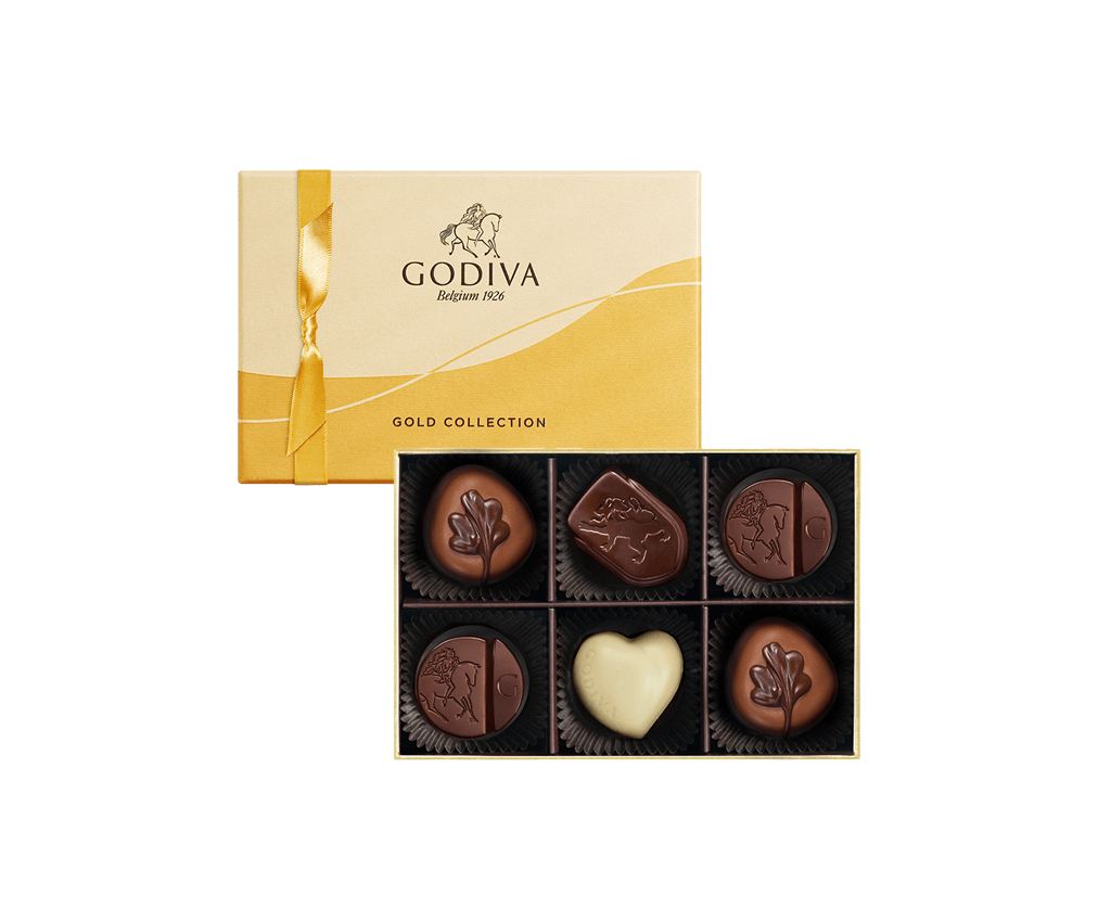 Gold Collection Chocolate Gift Box 6pcs